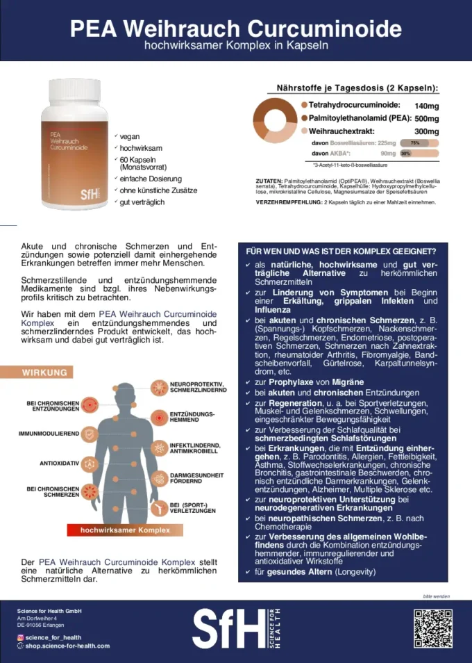 PEA Weihrauch Curcuminoide Komplex in Kapseln – Bild 3